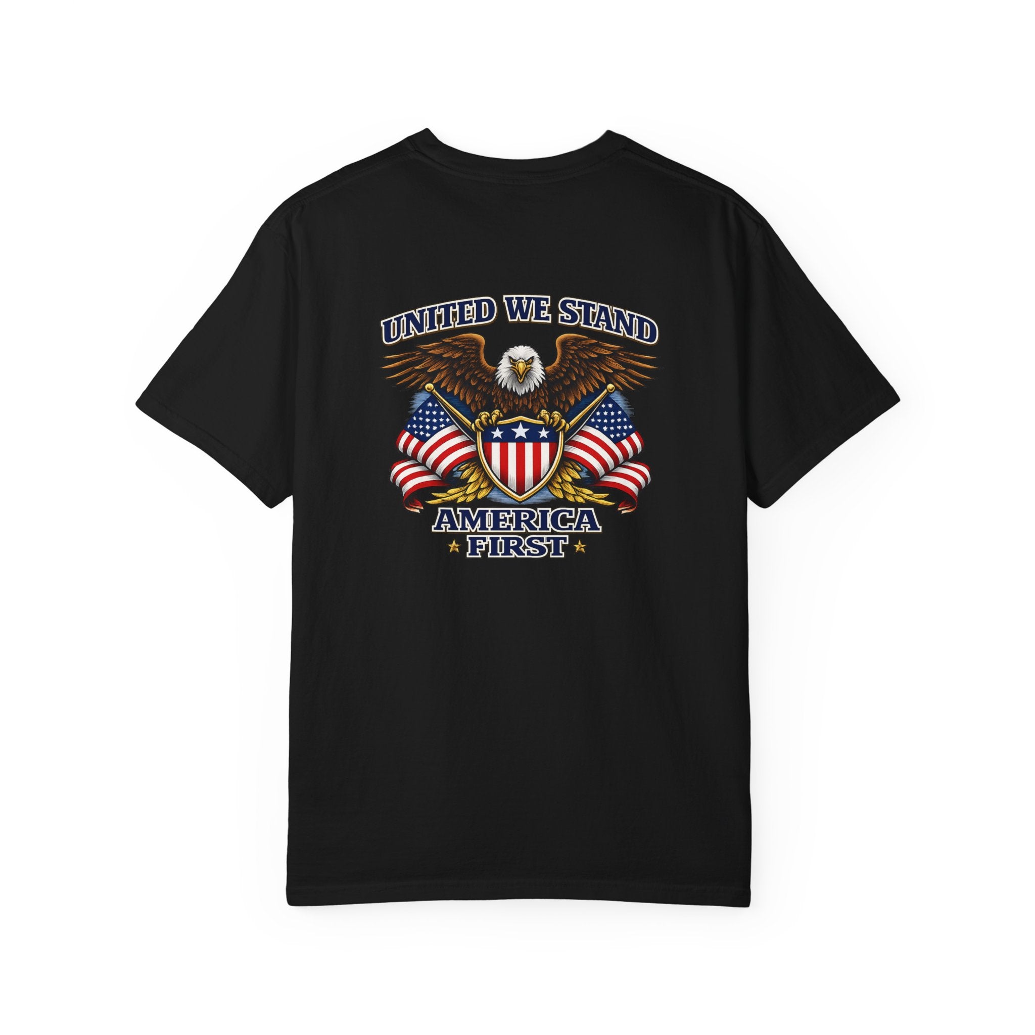 America First T-Shirt — Patriotic Eagle Graphic