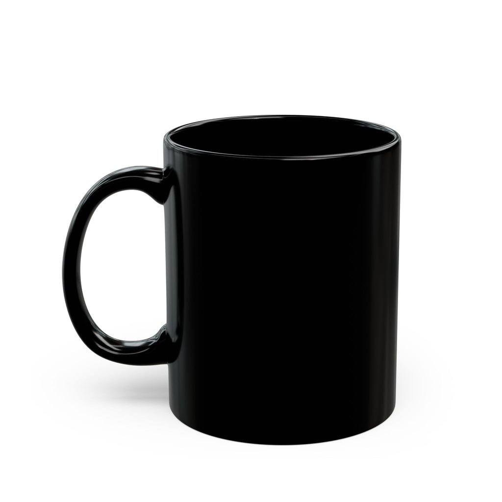 Patriotic Flag Coffee Mug — Distressed American Flag "Patriot Gear" Black Ceramic (11oz, 15oz)