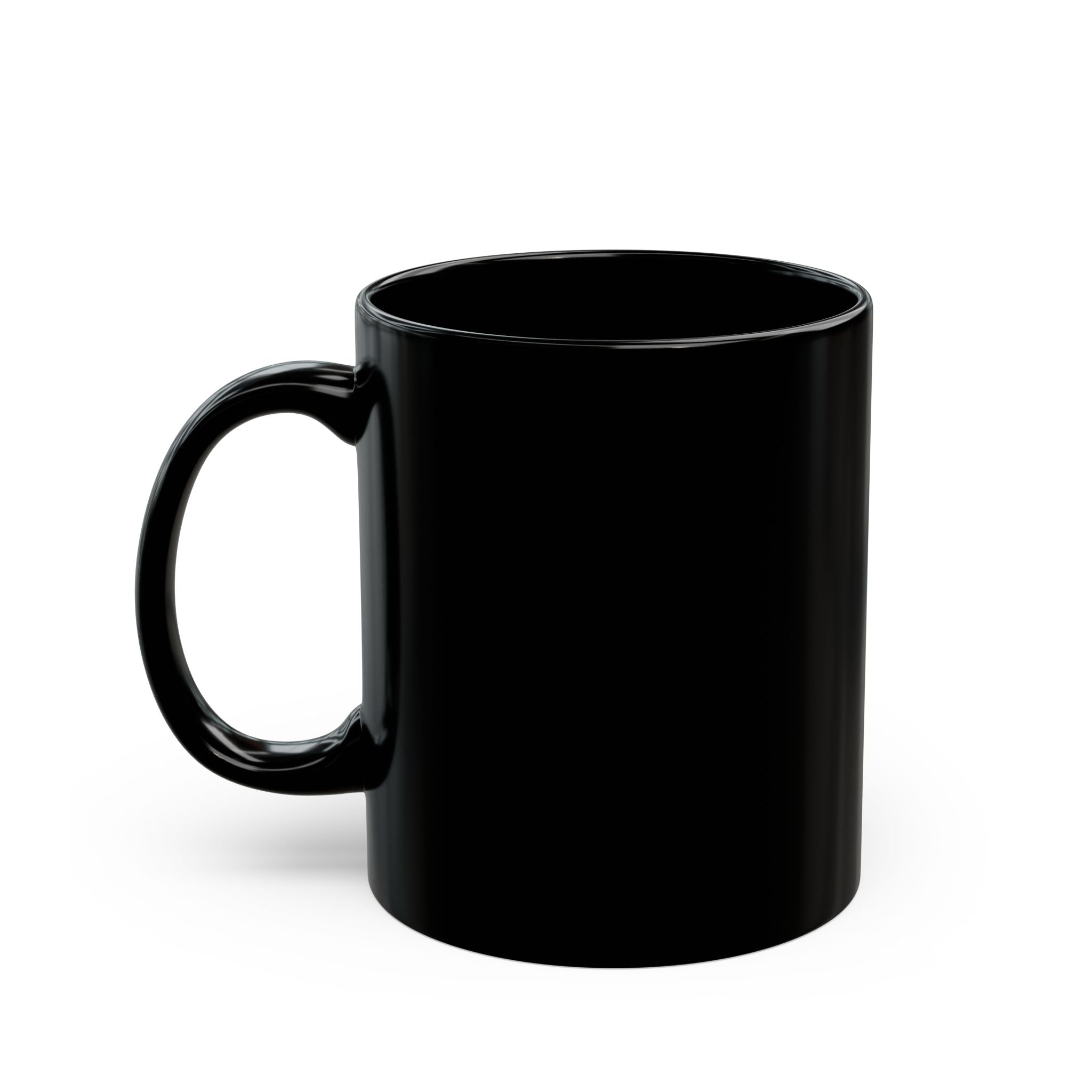 Patriotic Flag Coffee Mug — Distressed American Flag "Patriot Gear" Black Ceramic (11oz, 15oz)