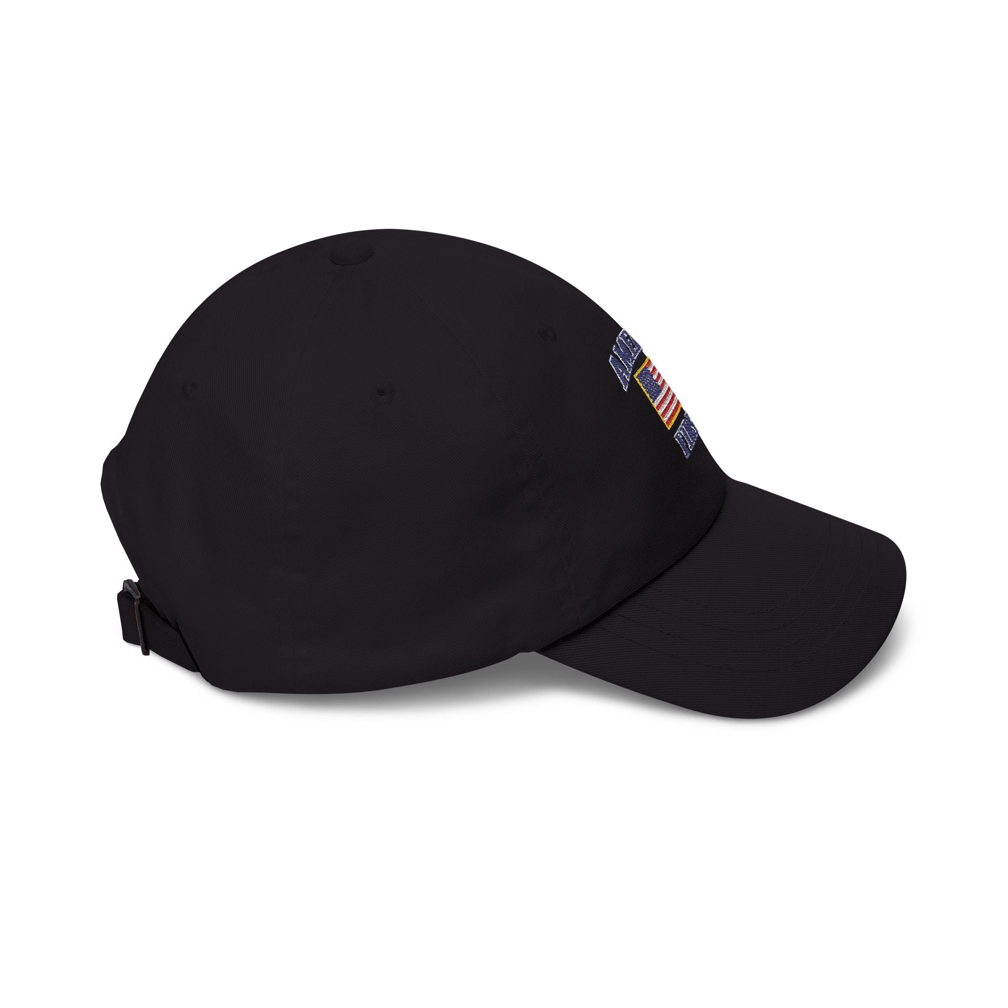 Dad Cap — "America First" Embroidered Flag Hat