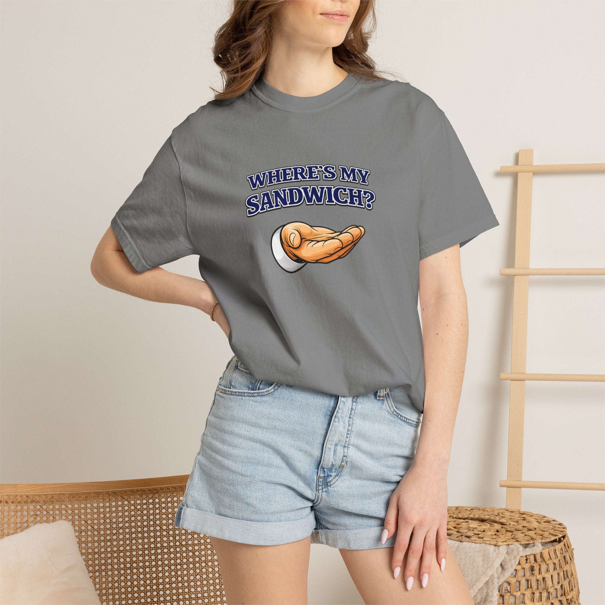 Where's My Sandwich? T-Shirt — Funny 'I'm Hungry' Graphic Tee