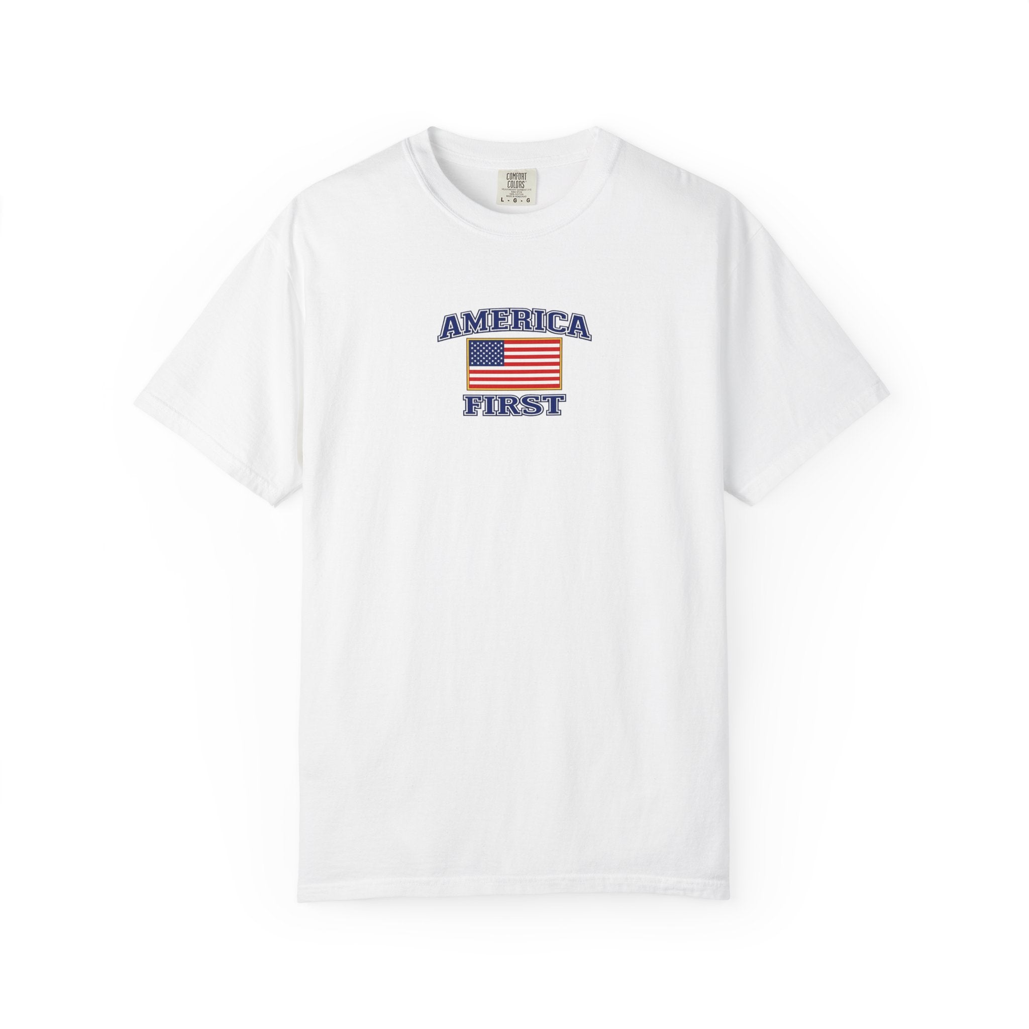 America First T-Shirt — Patriotic Eagle Graphic