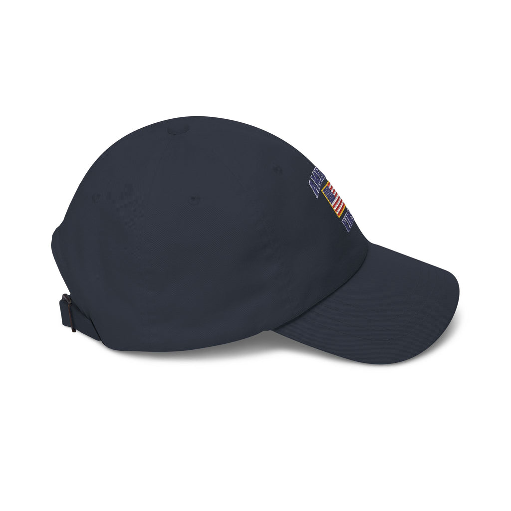 Dad Cap — "America First" Embroidered Flag Hat