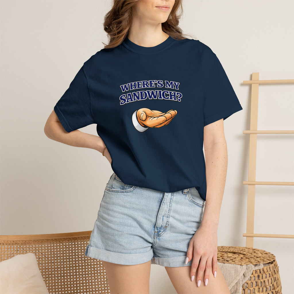 Where's My Sandwich? T-Shirt — Funny 'I'm Hungry' Graphic Tee