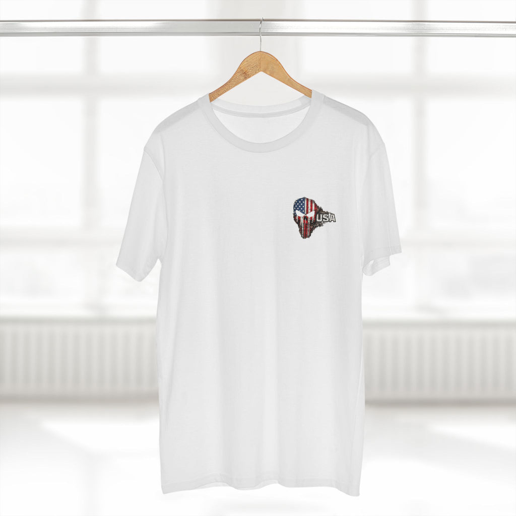 American Flag Punisher Skull Tee — Patriotic Graphic T-Shirt