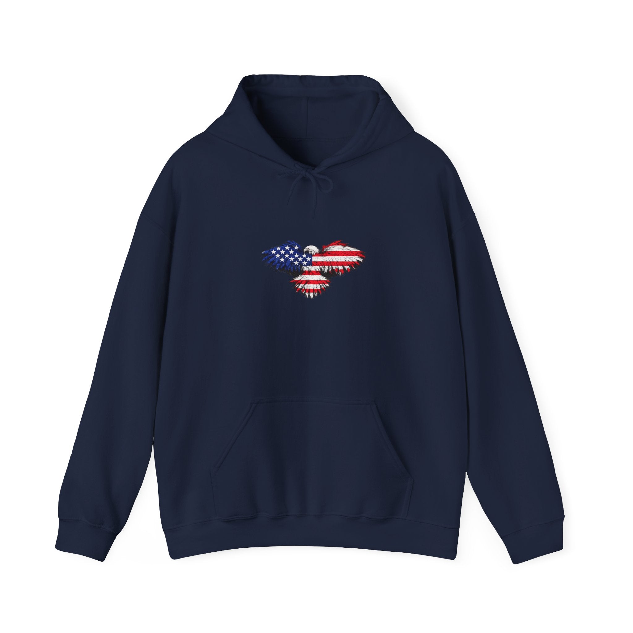 USA Flag Hoodie - Distressed American Flag Graphic Patriotic Pullover