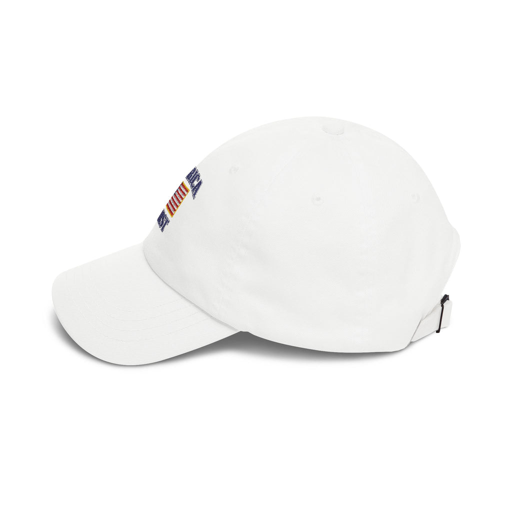 Dad Cap — "America First" Embroidered Flag Hat