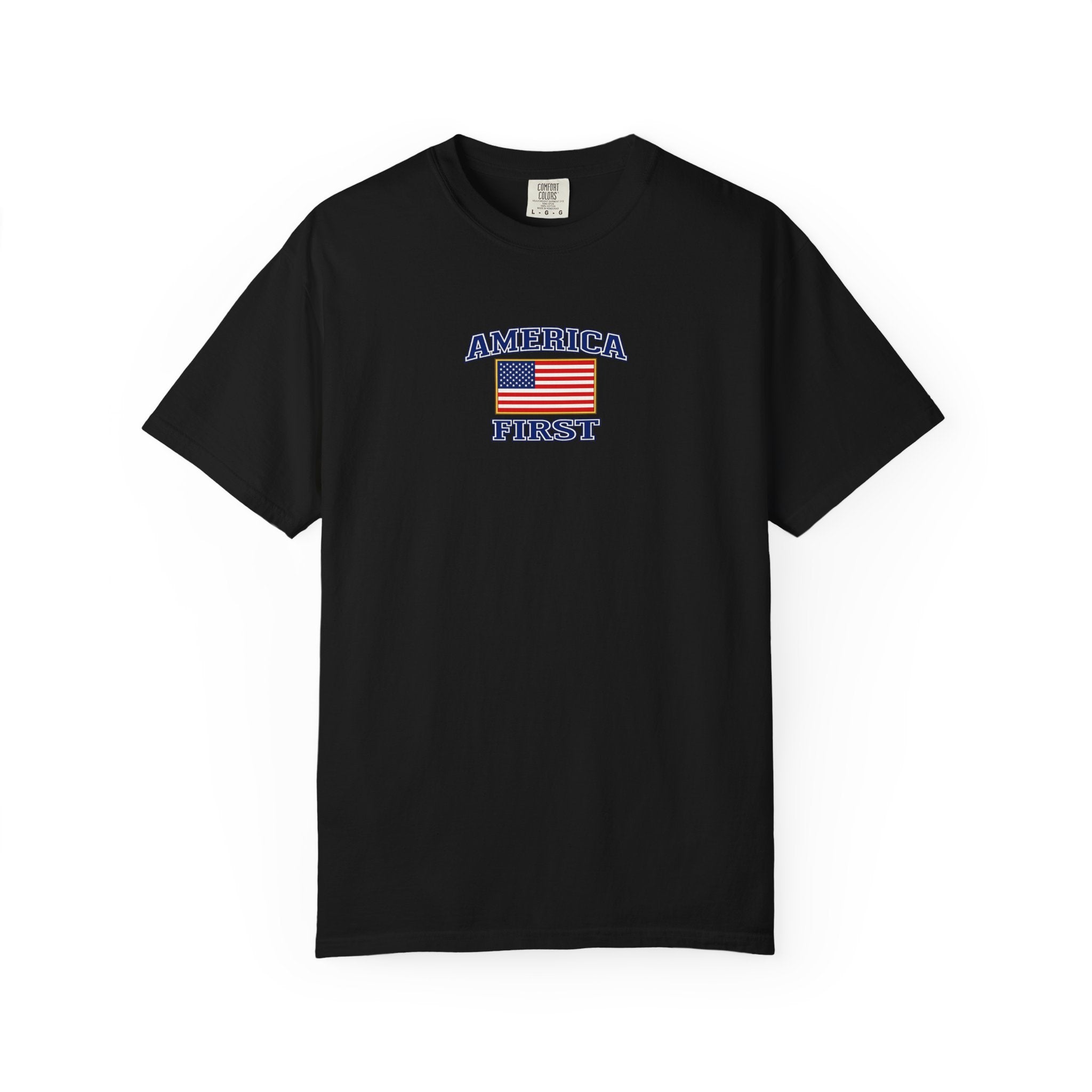 America First T-Shirt — Patriotic Eagle Graphic