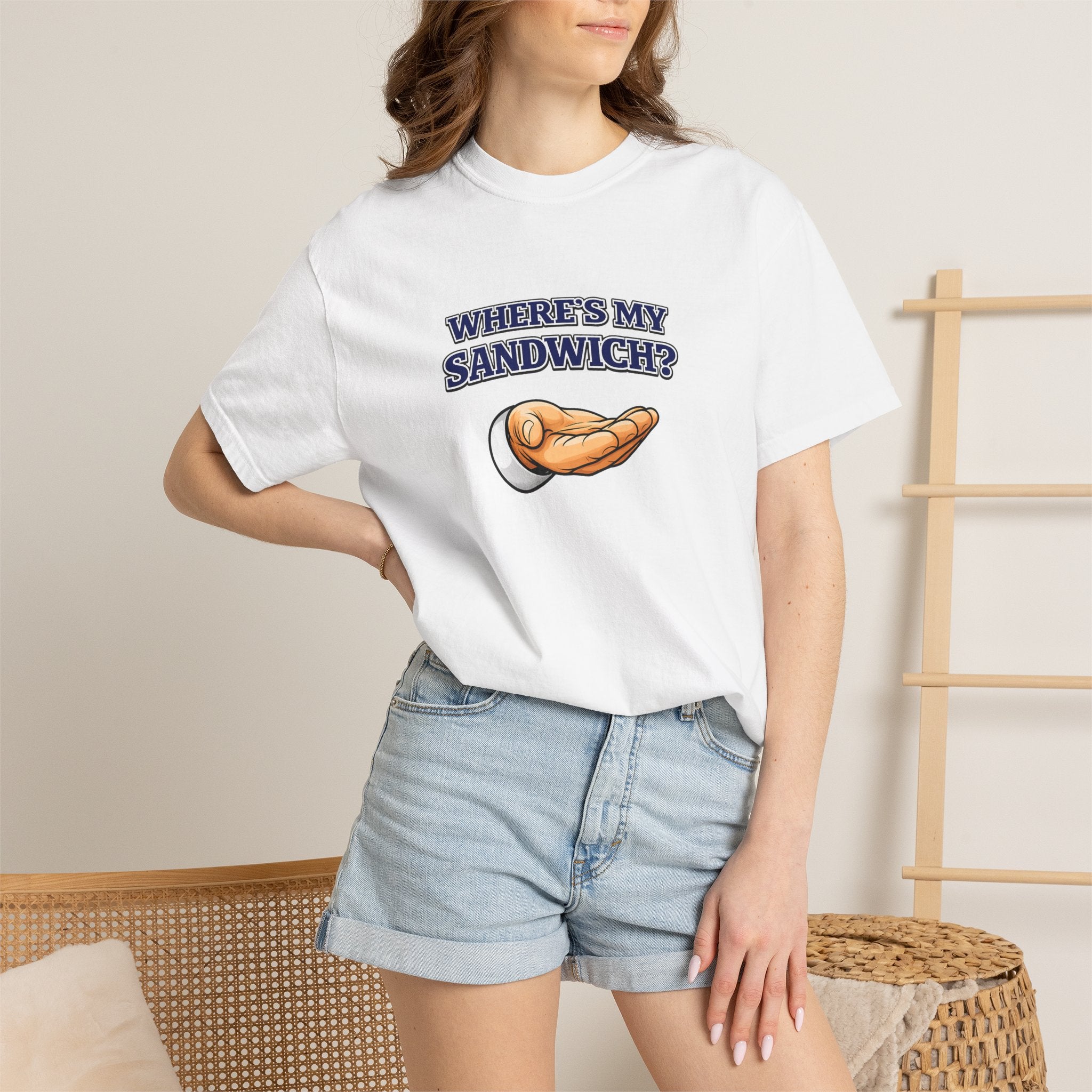 Where's My Sandwich? T-Shirt — Funny 'I'm Hungry' Graphic Tee
