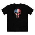 American Flag Punisher Skull Tee — Patriotic Graphic T-Shirt