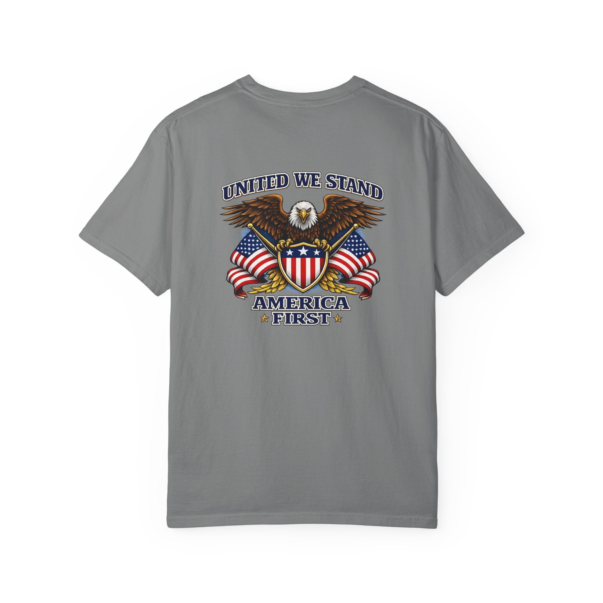 America First T-Shirt — Patriotic Eagle Graphic
