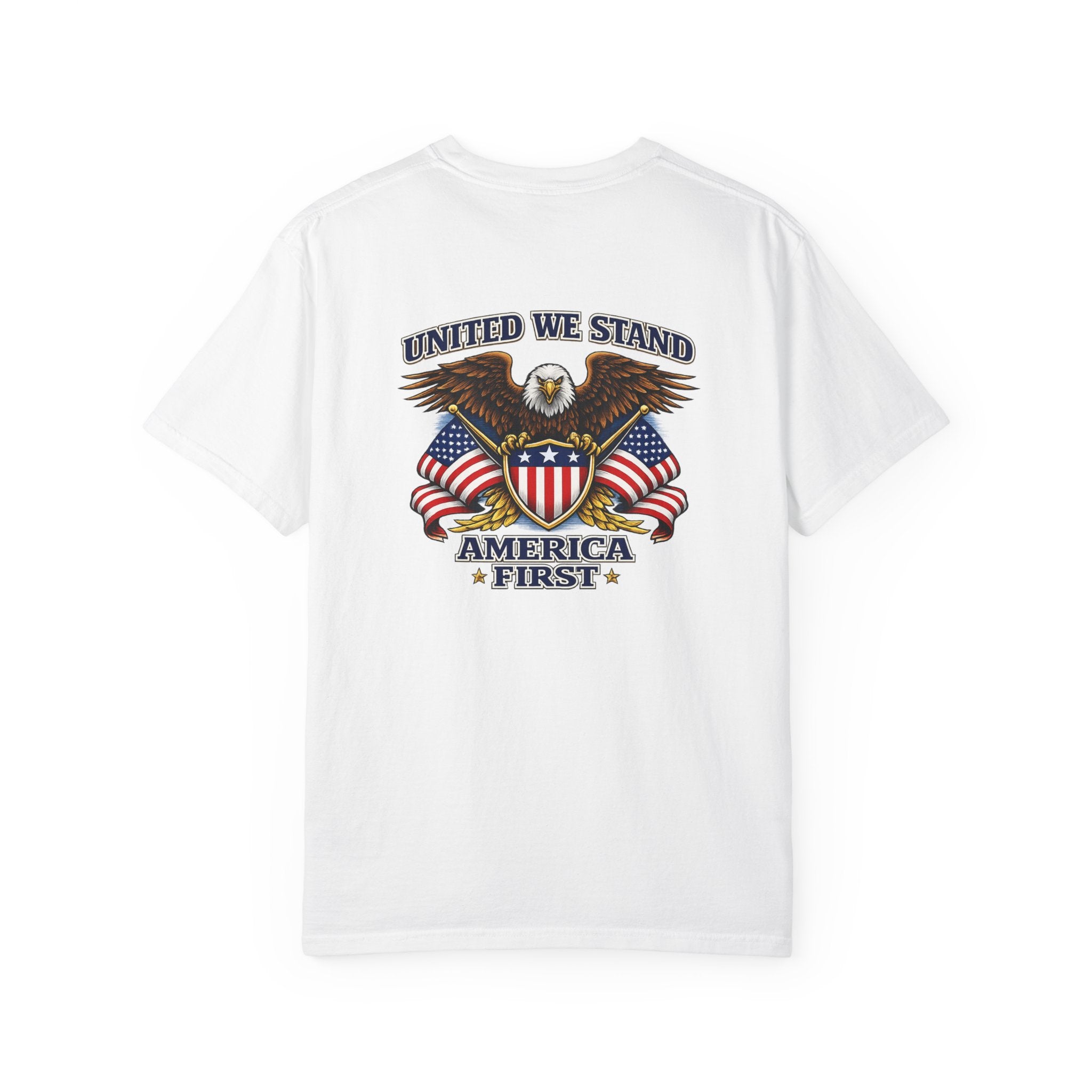 America First T-Shirt — Patriotic Eagle Graphic
